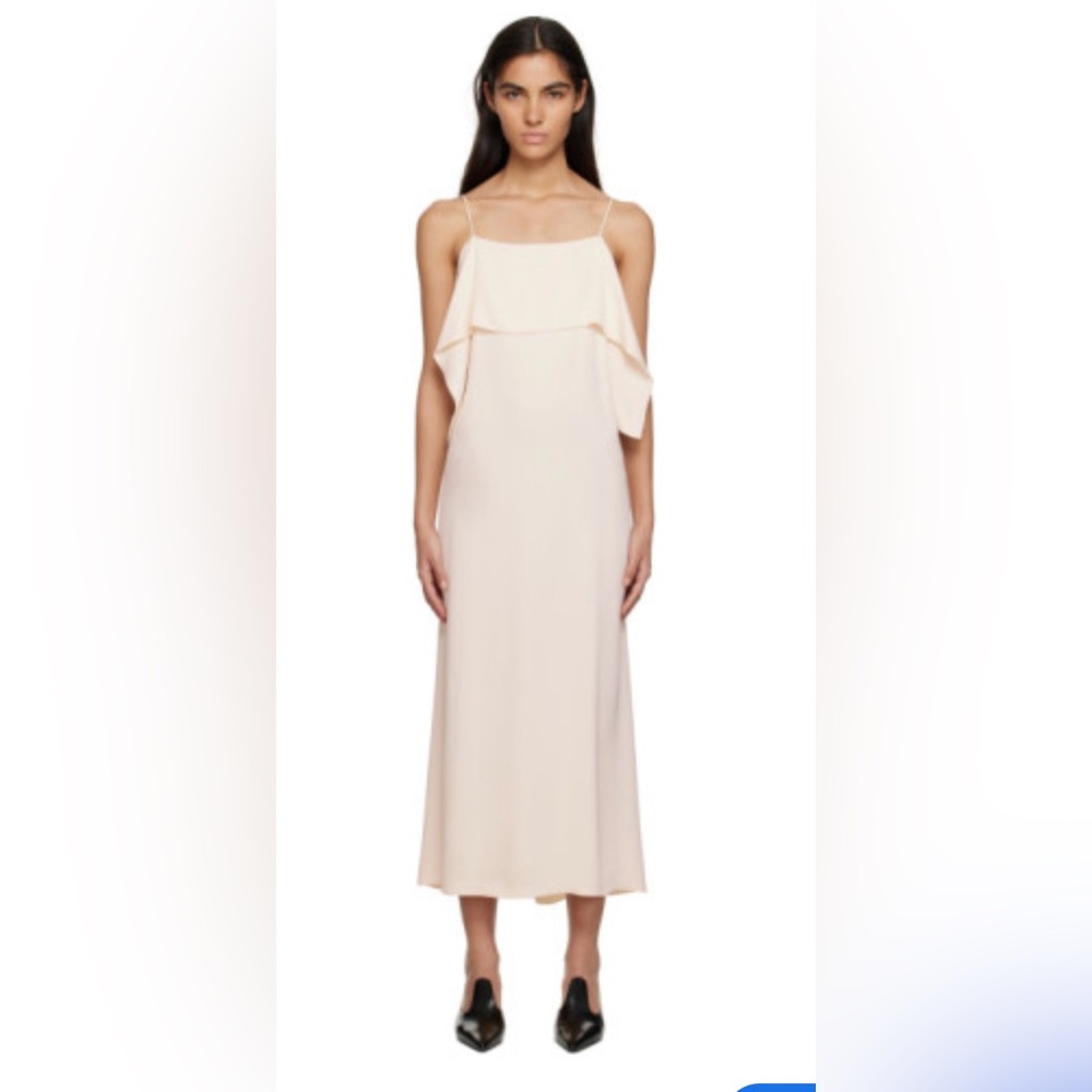 Toteme Strapless Cream Dress cami draped size IT 36